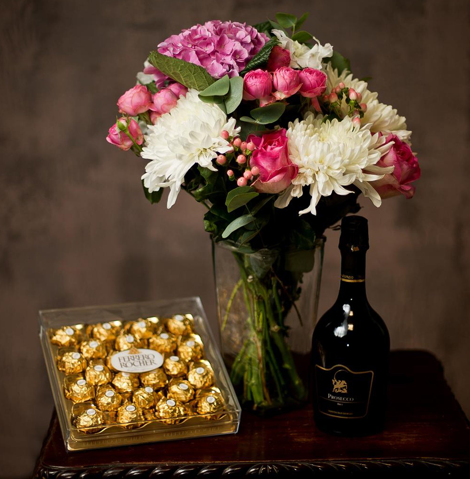 Sweet Thoughts Chocolates and Wine - Sophy Crown Flowers